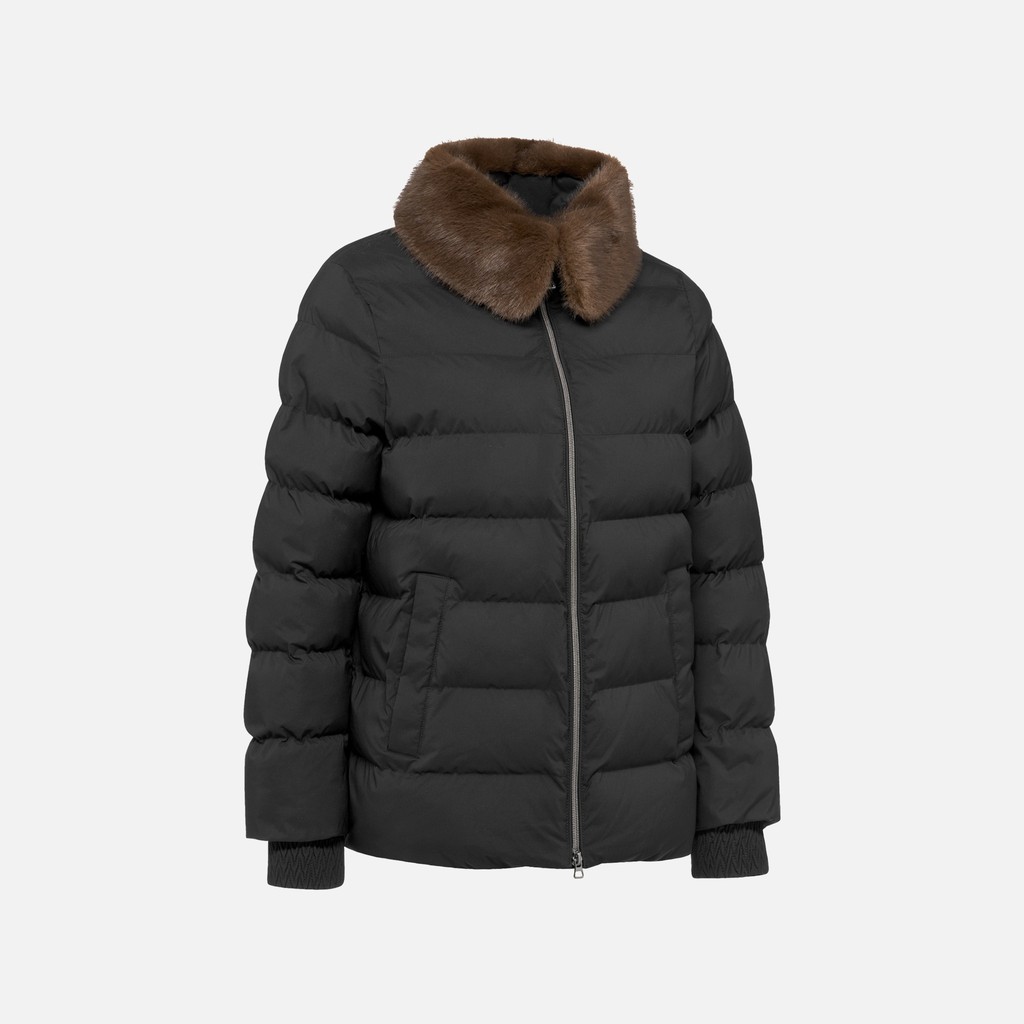 Veste matelass&eacute;e VILDE FEMME Noir - image number 2 | GEOX