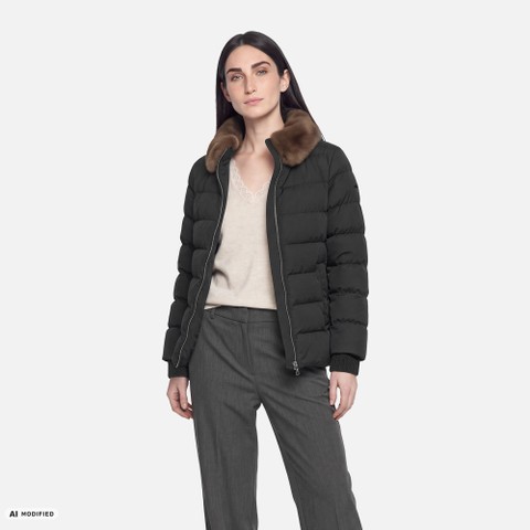Quilted jacket VILDE WOMAN Black | GEOX