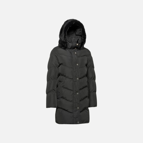 Parka matelass&eacute;e DHYALMA FEMME Noir - image number 7 | GEOX