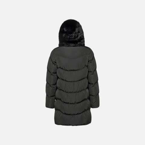 Parka matelass&eacute;e DHYALMA FEMME Noir - image number 8 | GEOX