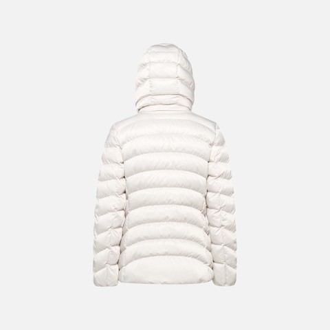 Quilted jacket ZOSMA WOMAN Moonbeam - image number 6 | GEOX