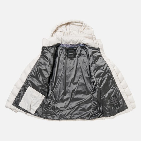 Quilted jacket ZOSMA WOMAN Moonbeam - image number 9 | GEOX