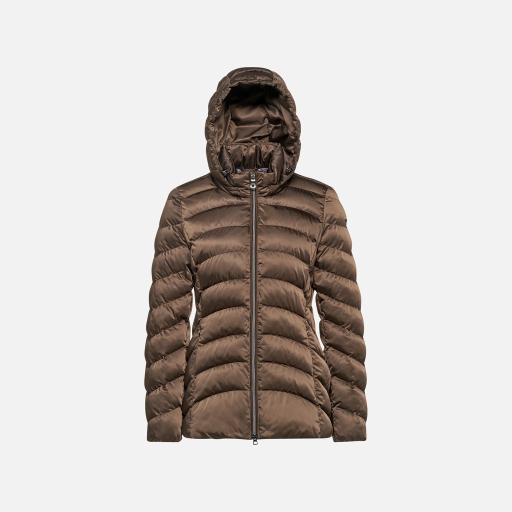 Quilted jacket ZOSMA WOMAN Delicioso - image number 4 | GEOX