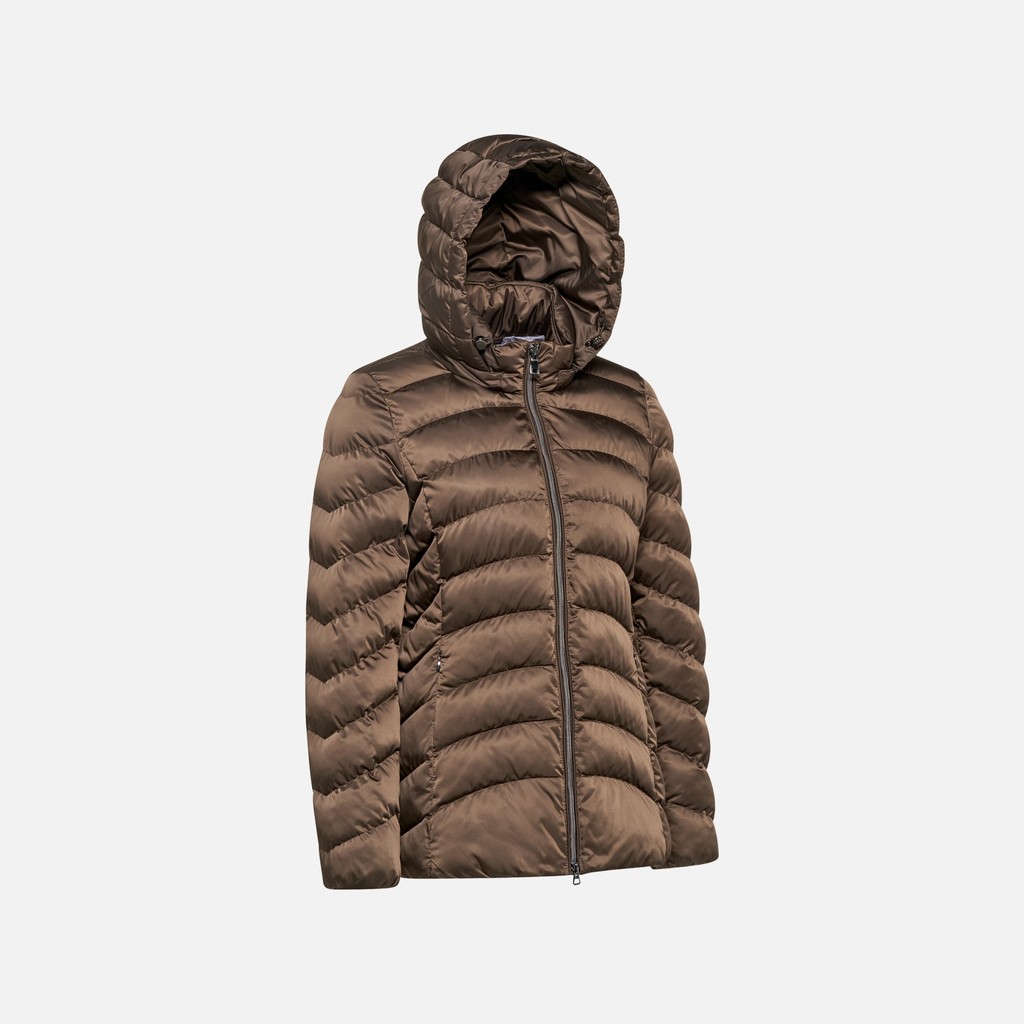 Quilted jacket ZOSMA WOMAN Delicioso - image number 5 | GEOX