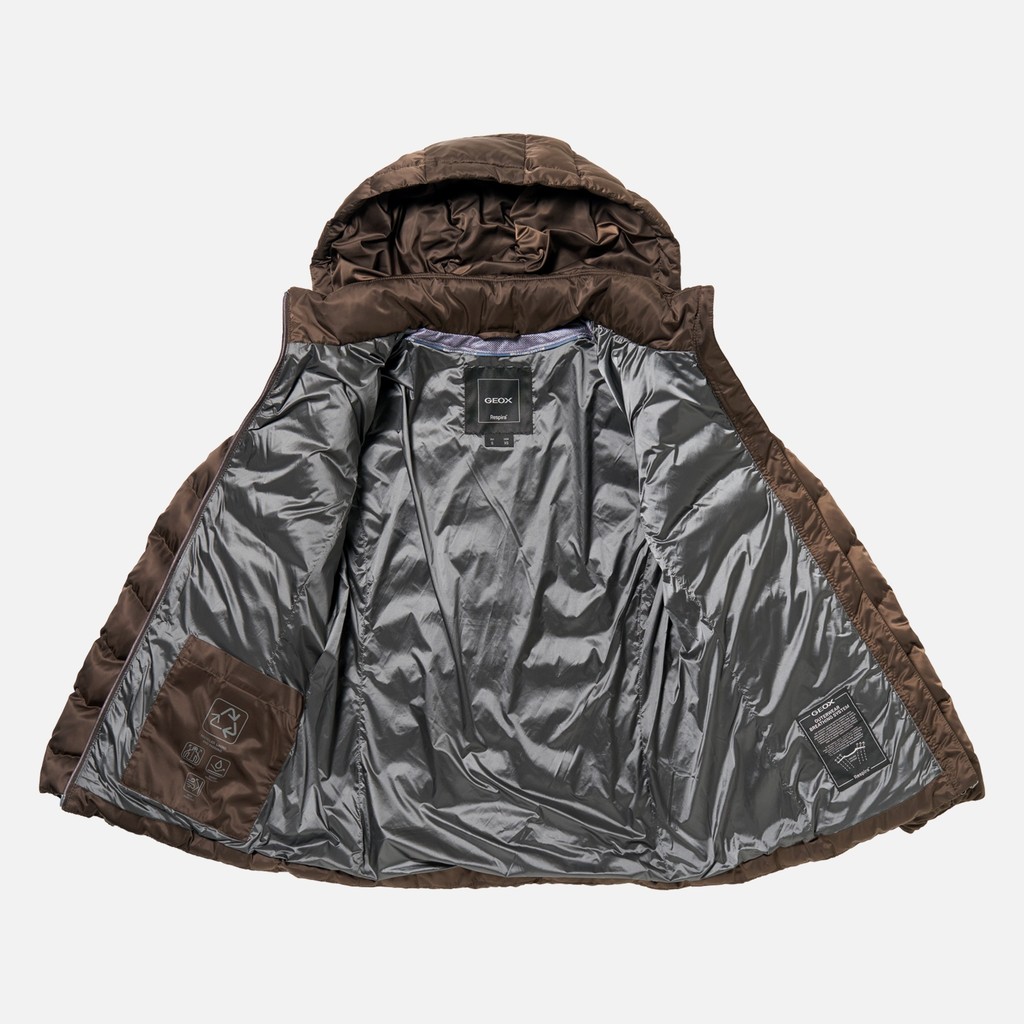 Quilted jacket ZOSMA WOMAN Delicioso - image number 9 | GEOX