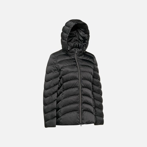 Quilted jacket ZOSMA WOMAN Black - image number 5 | GEOX