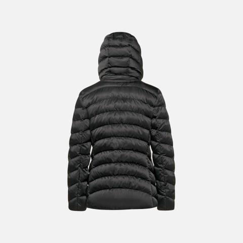 Quilted jacket ZOSMA WOMAN Black - image number 6 | GEOX