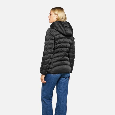 Quilted jacket ZOSMA WOMAN Black - image number 2 | GEOX
