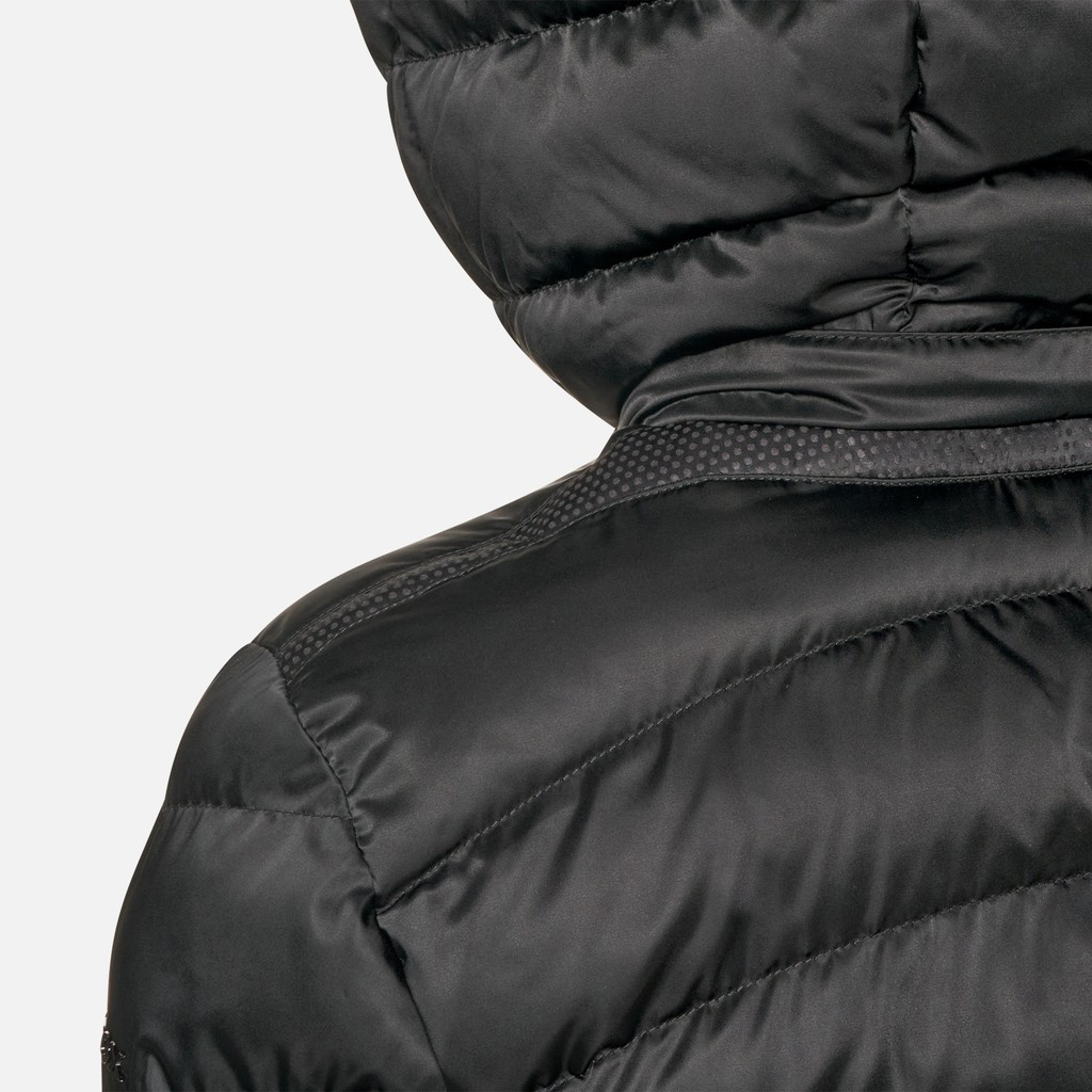 Quilted jacket ZOSMA WOMAN Black - image number 7 | GEOX
