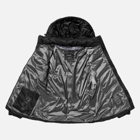 Quilted jacket ZOSMA WOMAN Black - image number 9 | GEOX