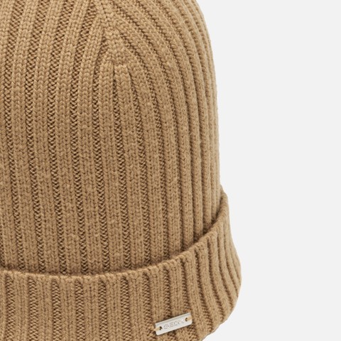 Woollen cap CELESTYE WOMAN Nougat - image number 2 | GEOX