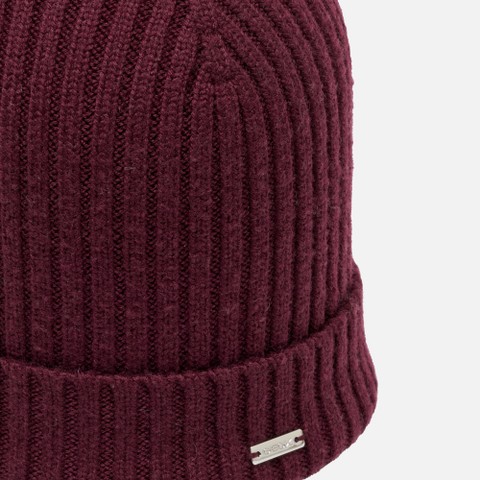 Woollen cap CELESTYE WOMAN Tawny Port - image number 2 | GEOX