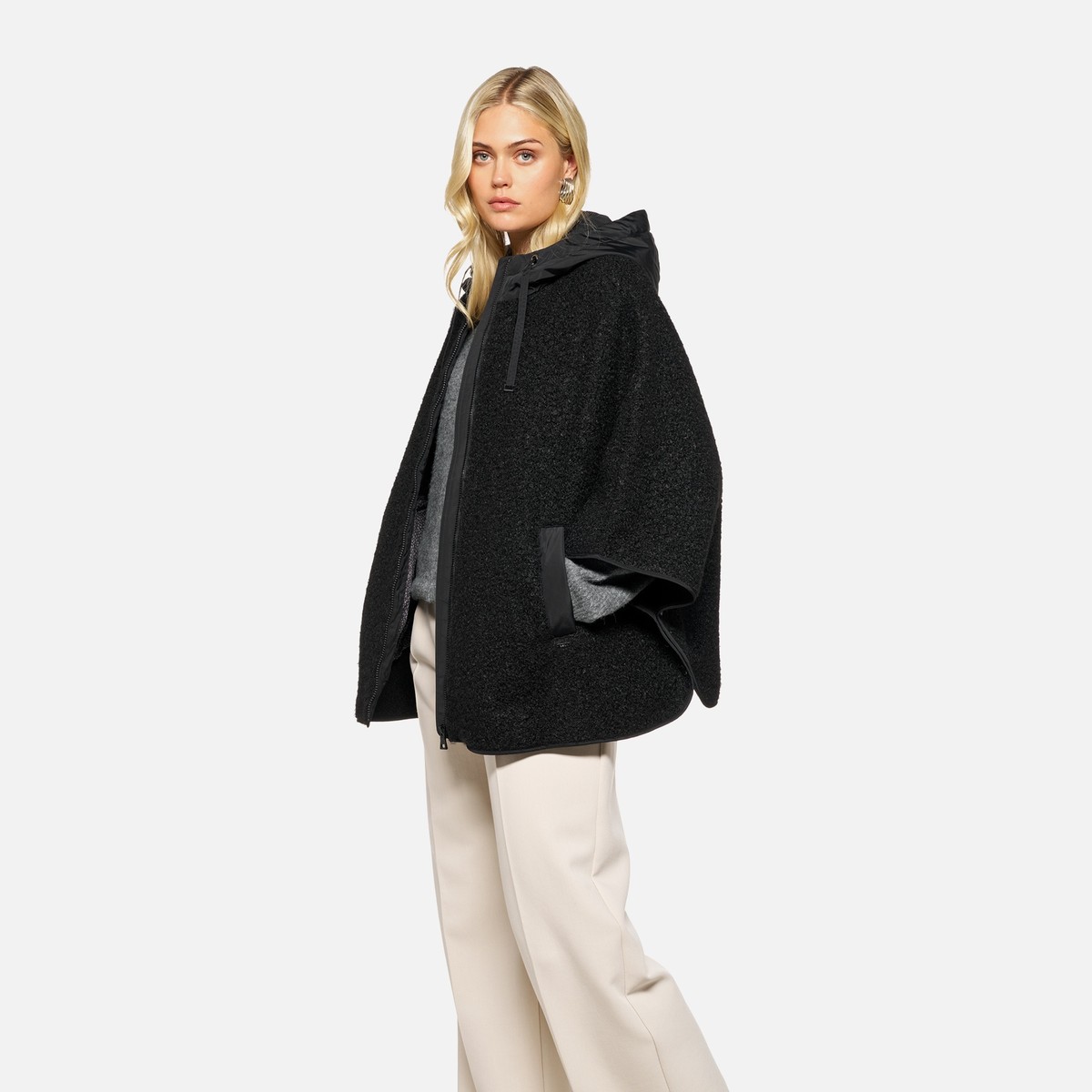 sweater woman — black/black