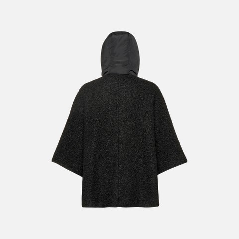 Felpa con cappuccio SWEATER DONNA Nero/Nero - image number 6 | GEOX