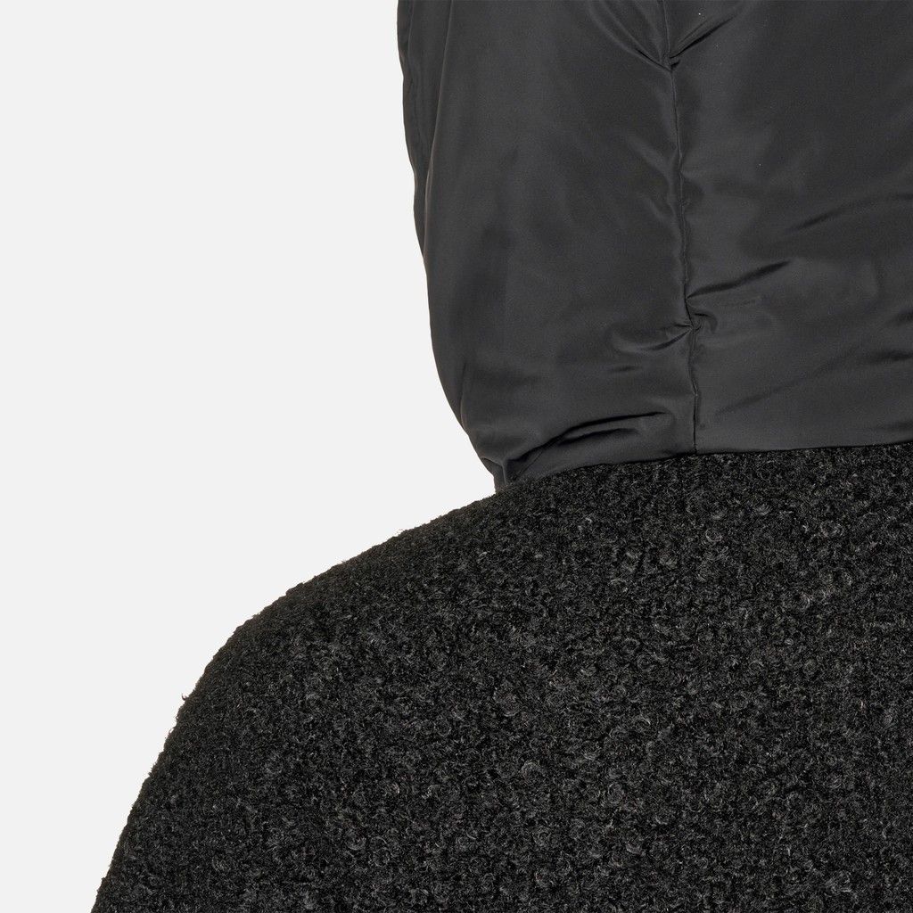 Felpa con cappuccio SWEATER DONNA Nero/Nero - image number 7 | GEOX