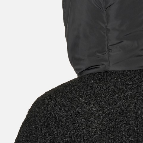 Felpa con cappuccio SWEATER DONNA Nero/Nero - image number 7 | GEOX