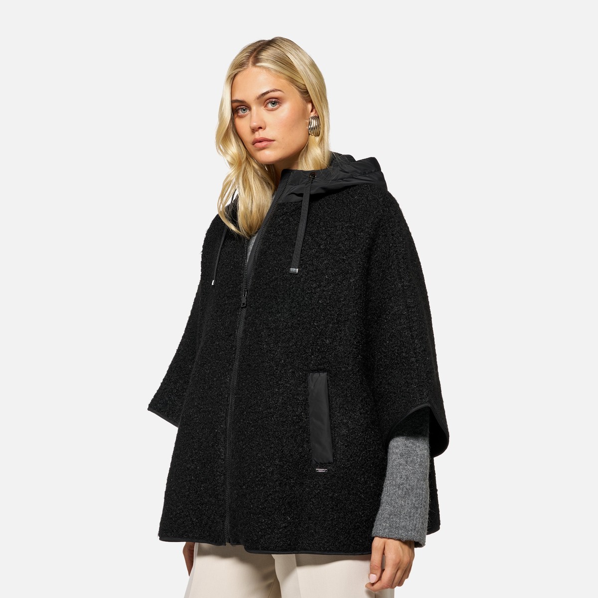sweater woman — black/black