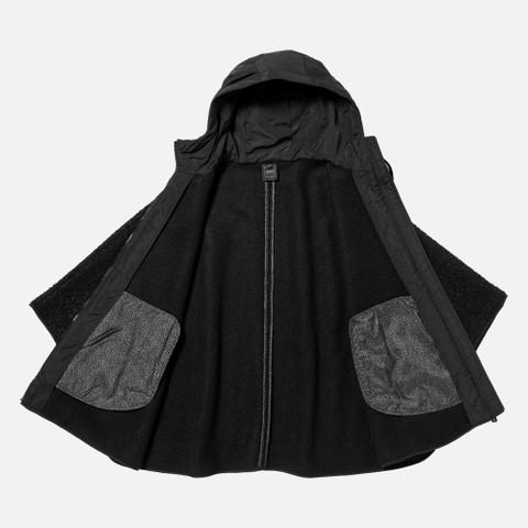Felpa con cappuccio SWEATER DONNA Nero/Nero - image number 9 | GEOX