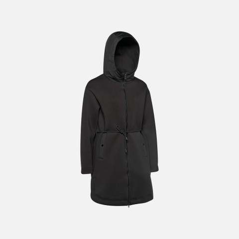 Giacca in felpa SWEATER DONNA Nero/Nero - image number 5 | GEOX