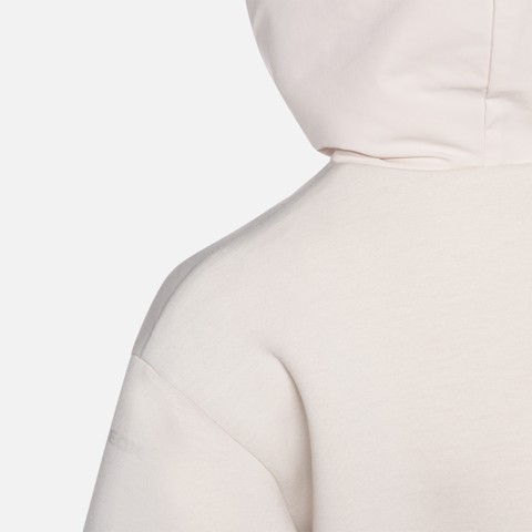 Fleecejacke SWEATER DAME Off-White/Off-White - image number 7 | GEOX