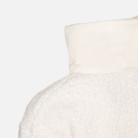 Hoodie SWEATER WOMAN Moonbeam/Moonbeam - image number 7 | GEOX
