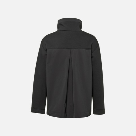 Hoodie SWEATER WOMAN Black/Black - image number 6 | GEOX
