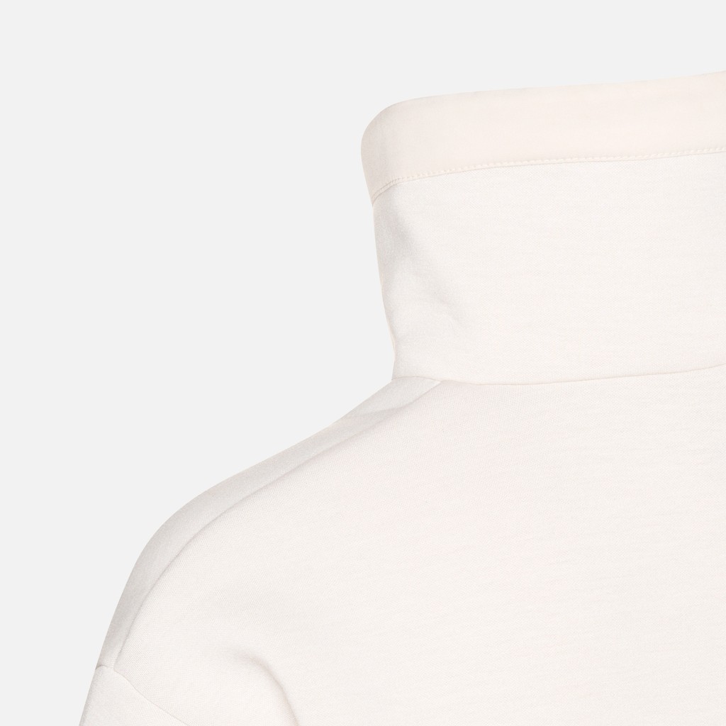 Hoodie SWEATER WOMAN Moonbeam/Moonbeam - image number 7 | GEOX