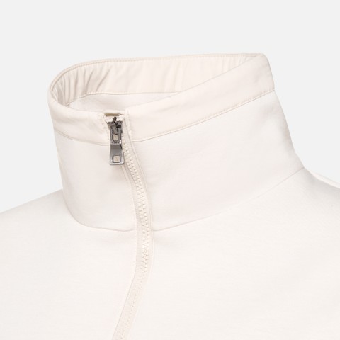 Hoodie SWEATER WOMAN Moonbeam/Moonbeam - image number 8 | GEOX