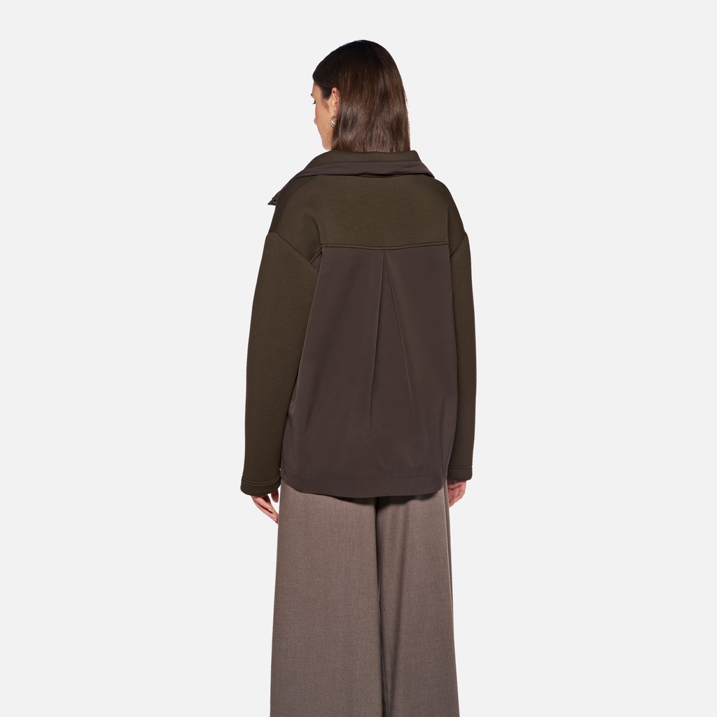 Hoodie SWEATER WOMAN Delicioso/Delicioso - image number 2 | GEOX