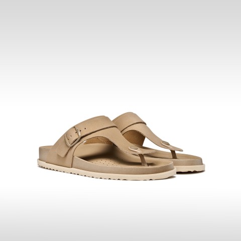 Thong sandals SANDYBETT WOMAN Light Taupe - image number 2 | GEOX
