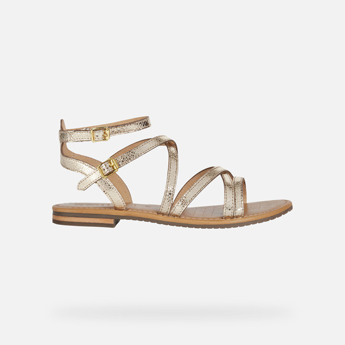 Flat sandals SOZY S WOMAN Gold | GEOX