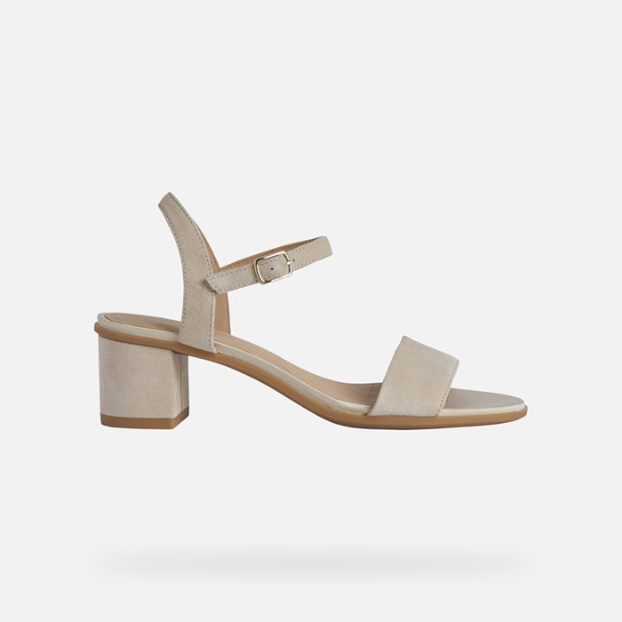 Medium-heeled sandals AURELY 50 WOMAN Skin | GEOX